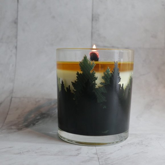 Color Changing! Fresh Pine Trees ThermoH Logo Candle - Sunkiss Unlimited - Picture 5 of 8